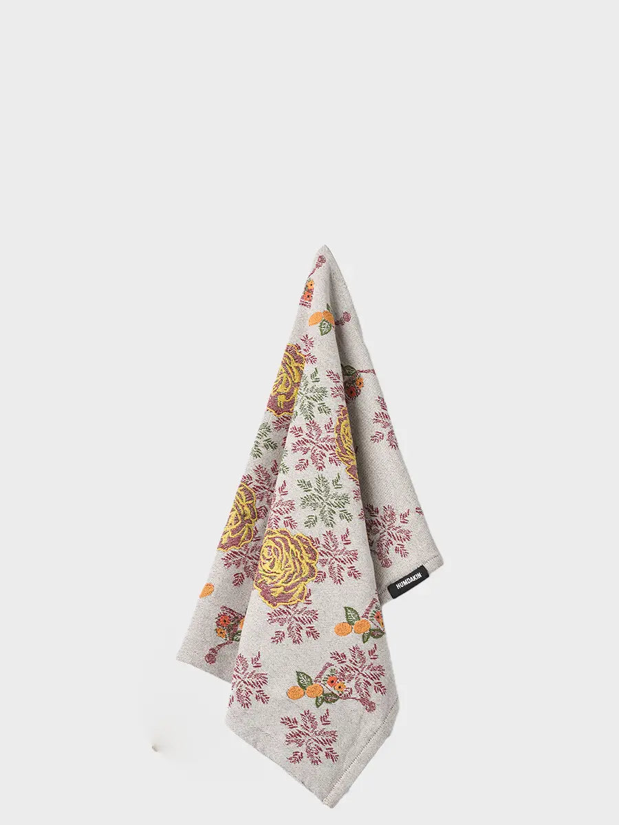 HUMDAKIN Jacquard & Embroidery Organic Tea Towel Organic Textiles 248 Magnificence